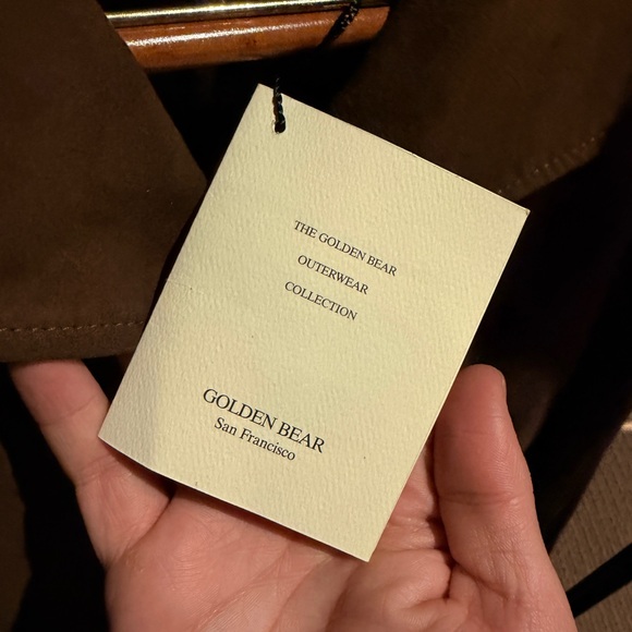 NWT Golden Bear Women's Suede Coat - Picture 6 of 6